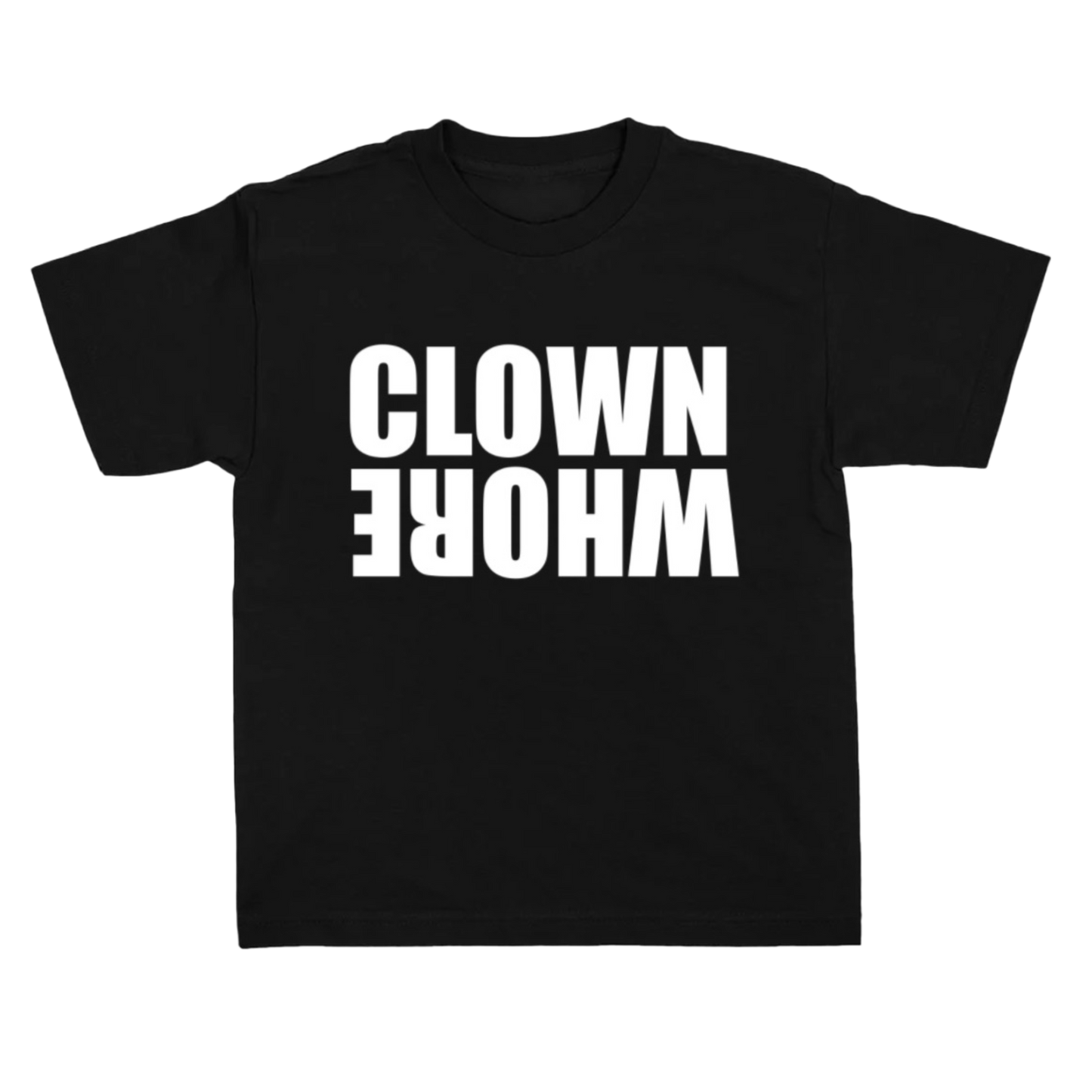 Black Clown Whore T Shirt