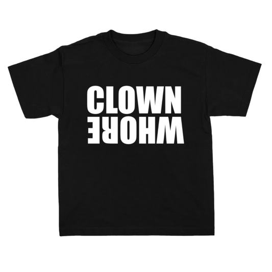Black Clown Whore T Shirt
