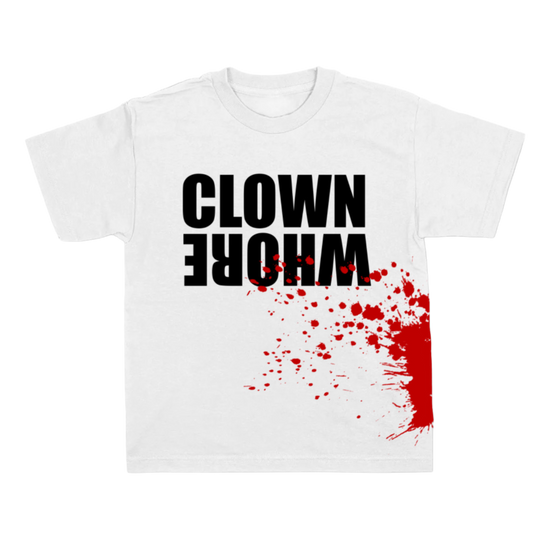 White Clown Whore T Shirt