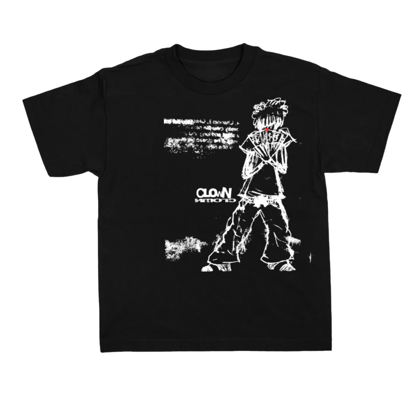 Black Clown Money Spread T Shirt